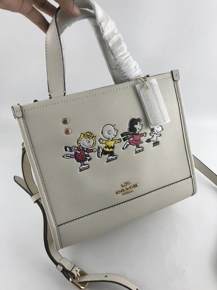 coach x peanuts dempsey tote