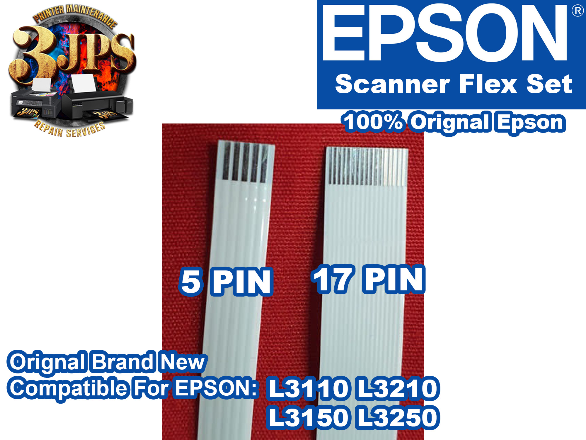Original Epson Scanner Flex Cable For Epson L1110 L3110 L3210 L3115 L3116 L3118 L3150 L3156 8637