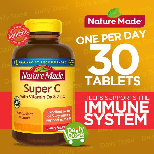 Nature Made Super C with Vitamin D3 and Zinc | Lazada PH