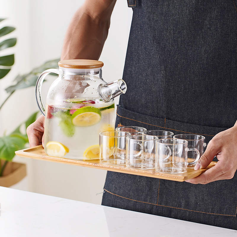 Nordic cold water jug household water glass jug lemon juice jug cold