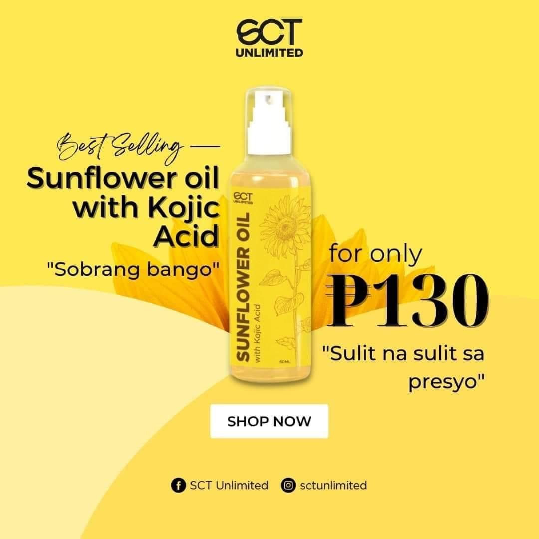 Sunflower Oil with Kojic Acid Lazada PH