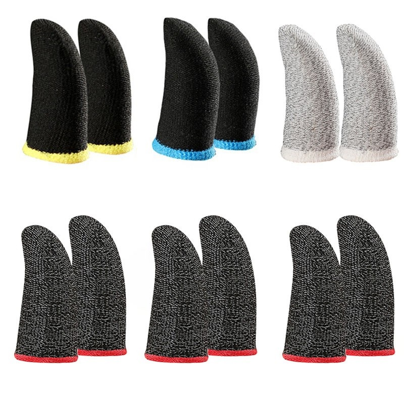 ♋【Philippine Delivery】12PCS Gaming Finger Sleeve Breathable Fingertips