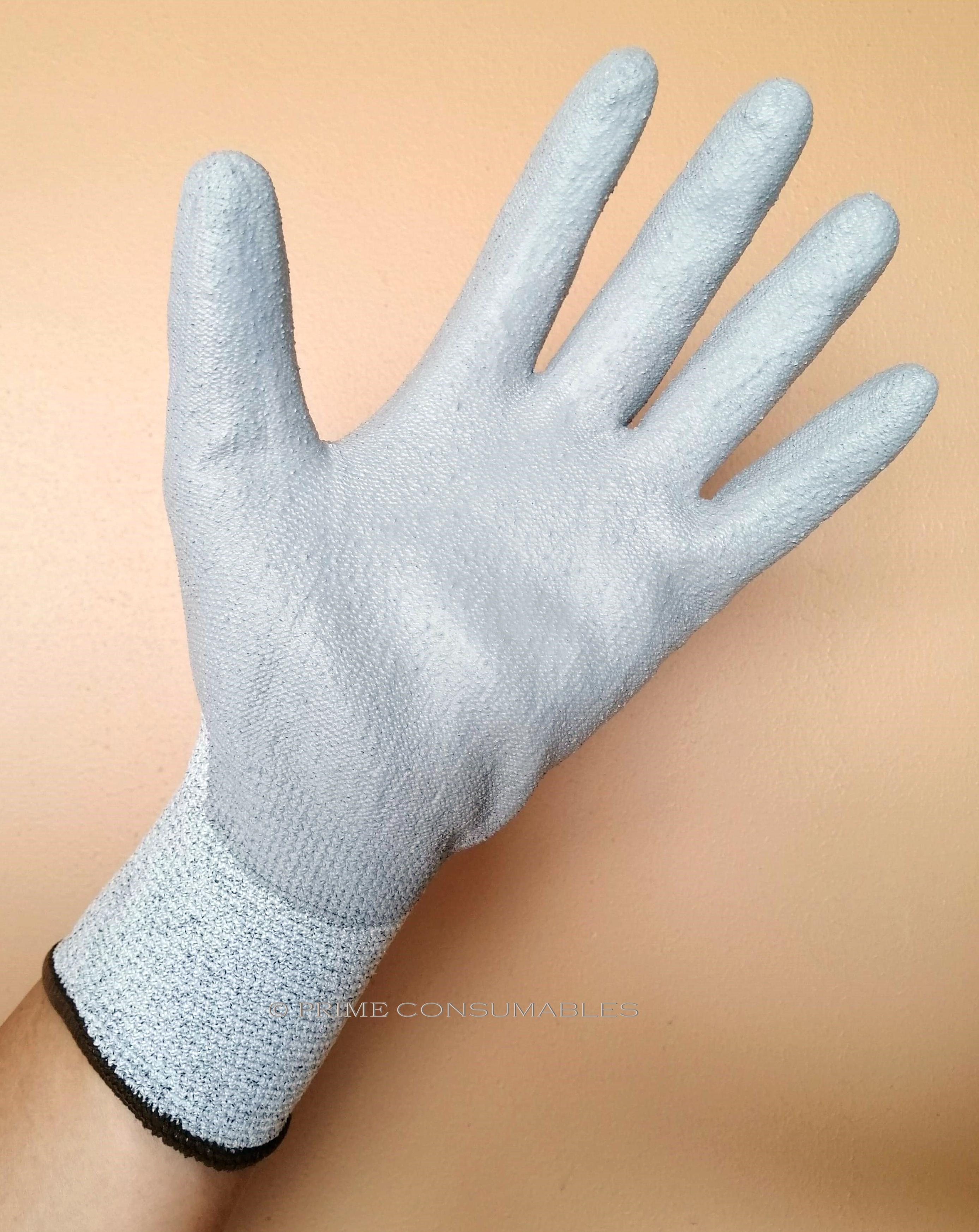 Cut Resistant Safety Gloves Anti Cutting All Flex High Performance PolyEthylene HPPE Liner PolyUrethan