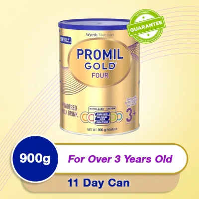 Wyeth® PROMIL GOLD® FOUR Powdered Milk Drink for Pre-Schoolers Over 3 Years Old, Can, 900g