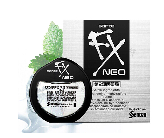 Santen FX V+ Gold Eye drops 12ml sante Relieve eye fatigue, dry eyes