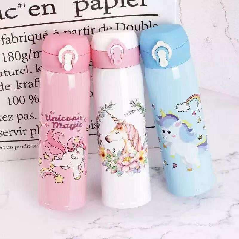 unicorn thermos water bottle