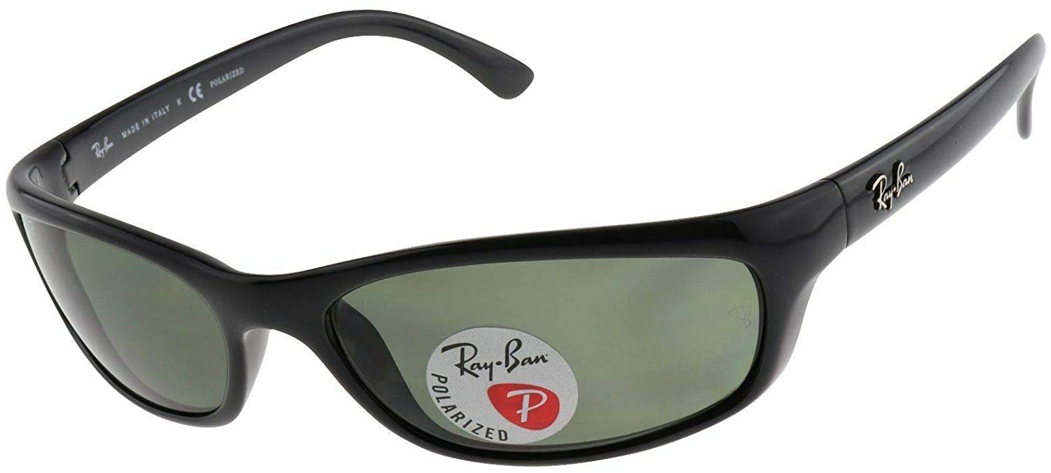 Ray Ban Men S Rb4115 Polarized Rectangular Sunglasses Black 57 0 Mm Lazada Ph