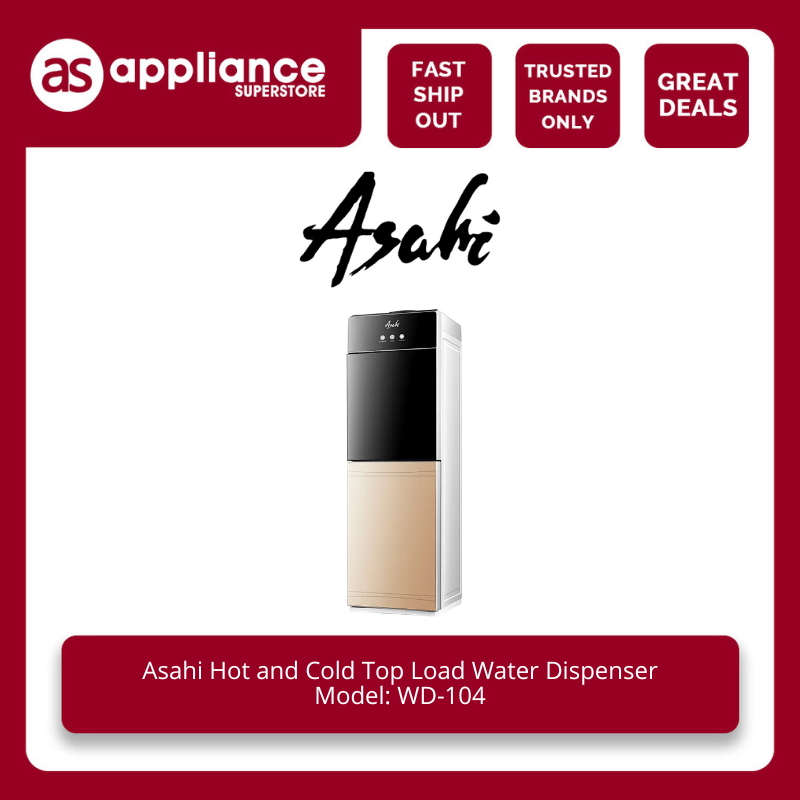 Asahi Hot and Cold Top Load Water Dispenser WD104 Lazada PH