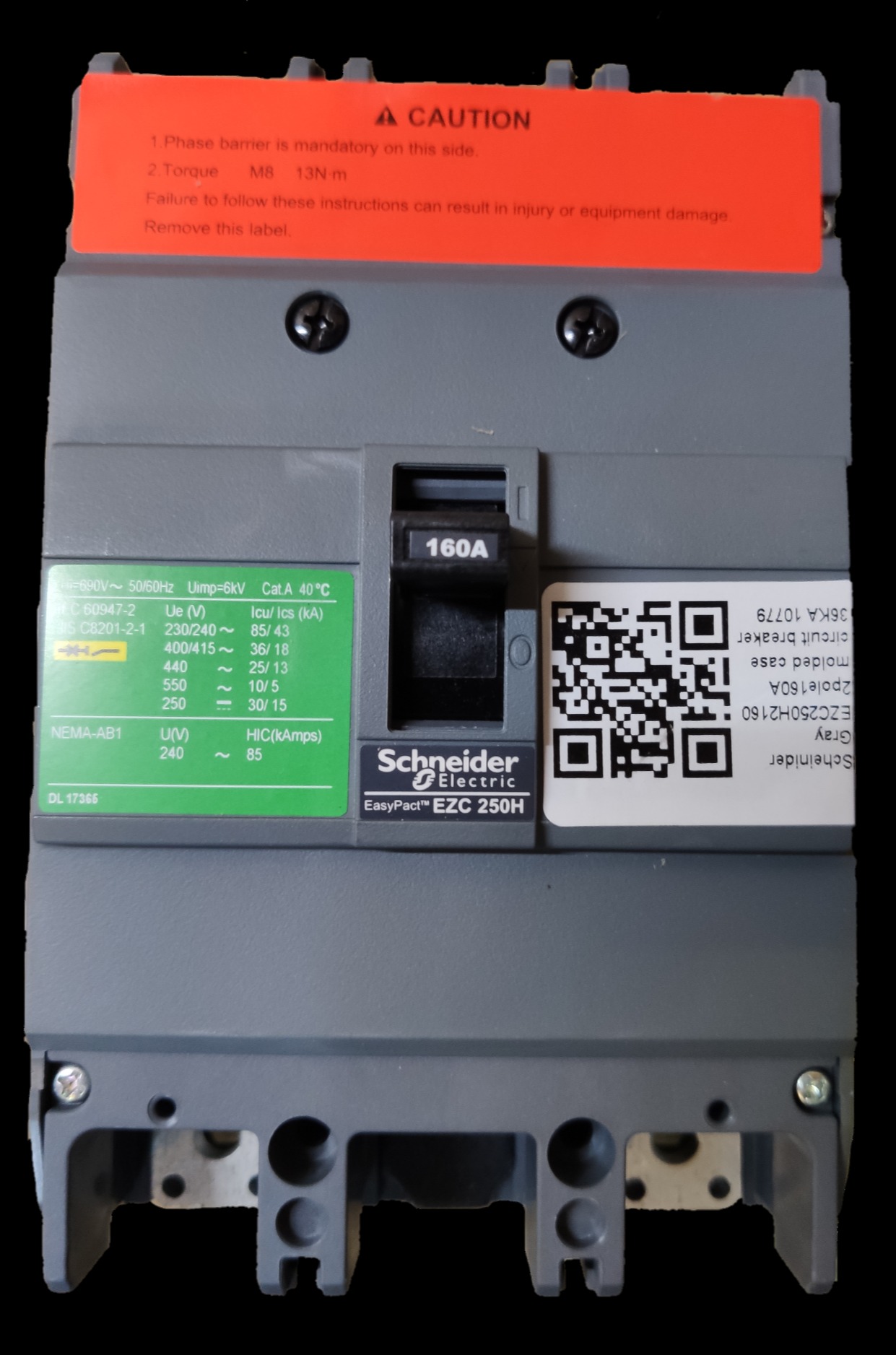 schneider-160a-2-pole-breaker-industrial-easy-pact-160a-single-phase