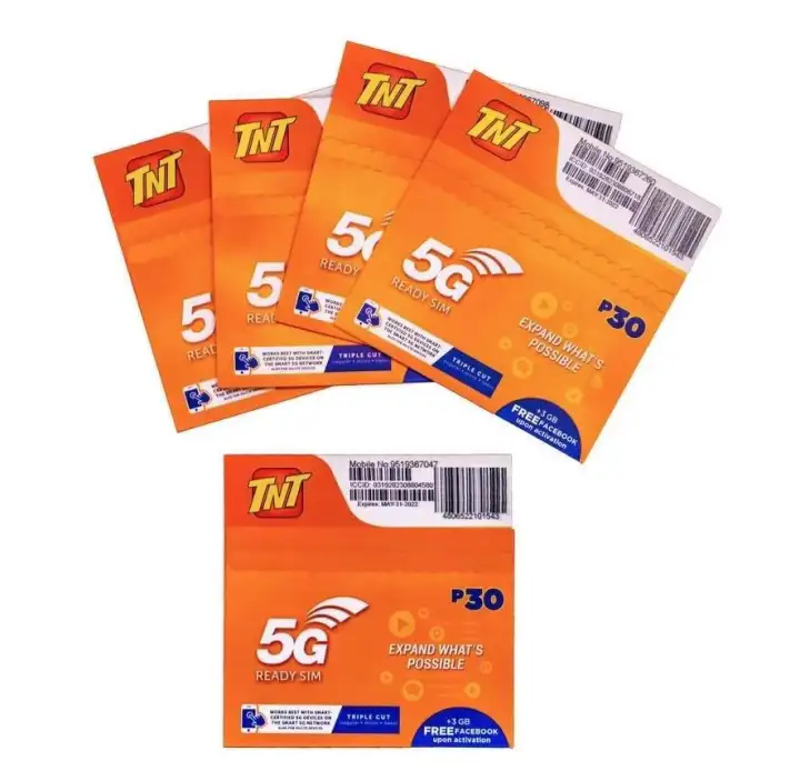 5pcs Talk N Text 5g Lte Ready Tri Cut Brand New Sim Card Tnt Lazada Ph