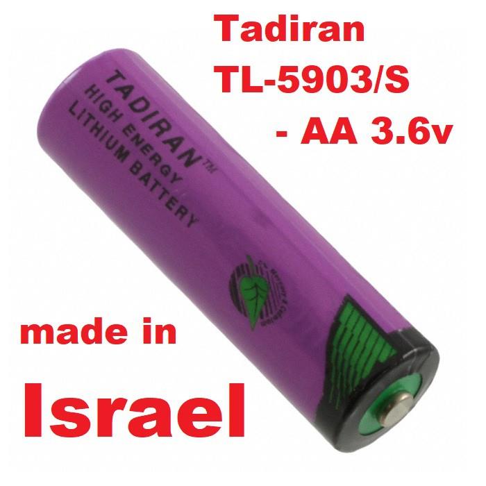 Tadiran Tl 5903 Size Aa Lithium Battery 36v Non Rechargeable Tadiran Tl 5903s Batteries 8715