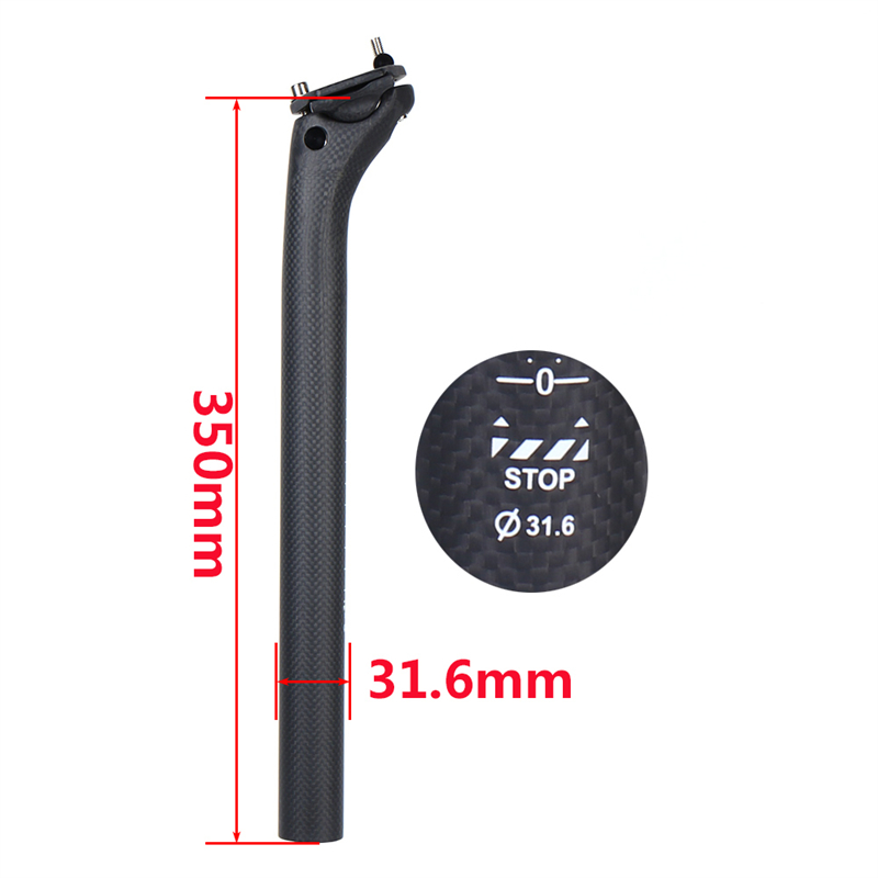 MTB Carbon Fiber Bicycle Seat Post Seatpost Full Carbon Mountain Road