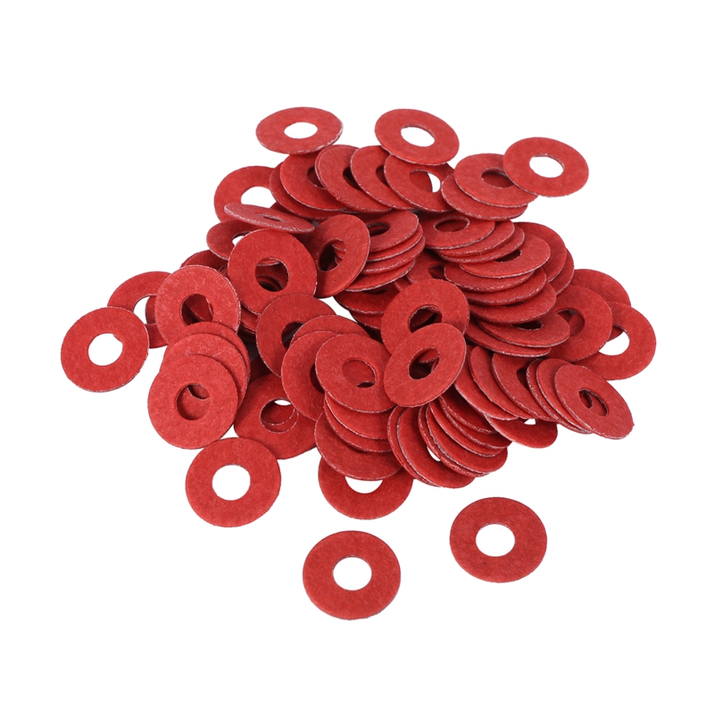 100PCS Red Motherboard Screw Insulating Fiber Washers dsqy519 ThaiPick