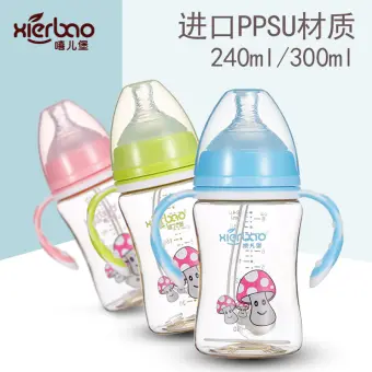 baby feeding bottle glass