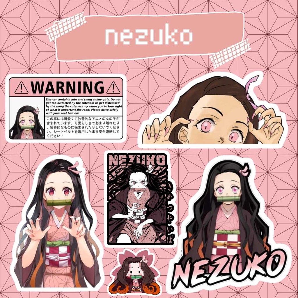 Anime Sticker / Kamado Nezuko | Demon Slayer Kimetsu no Yaiba ...