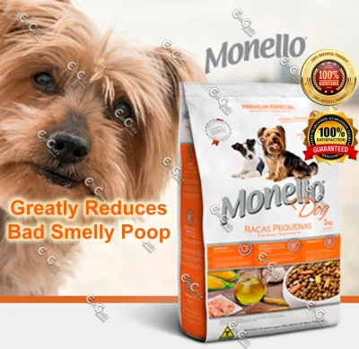 Imported Monello Premium Dog Food for Small Breeds Made in Brazil - 1kg (anf)