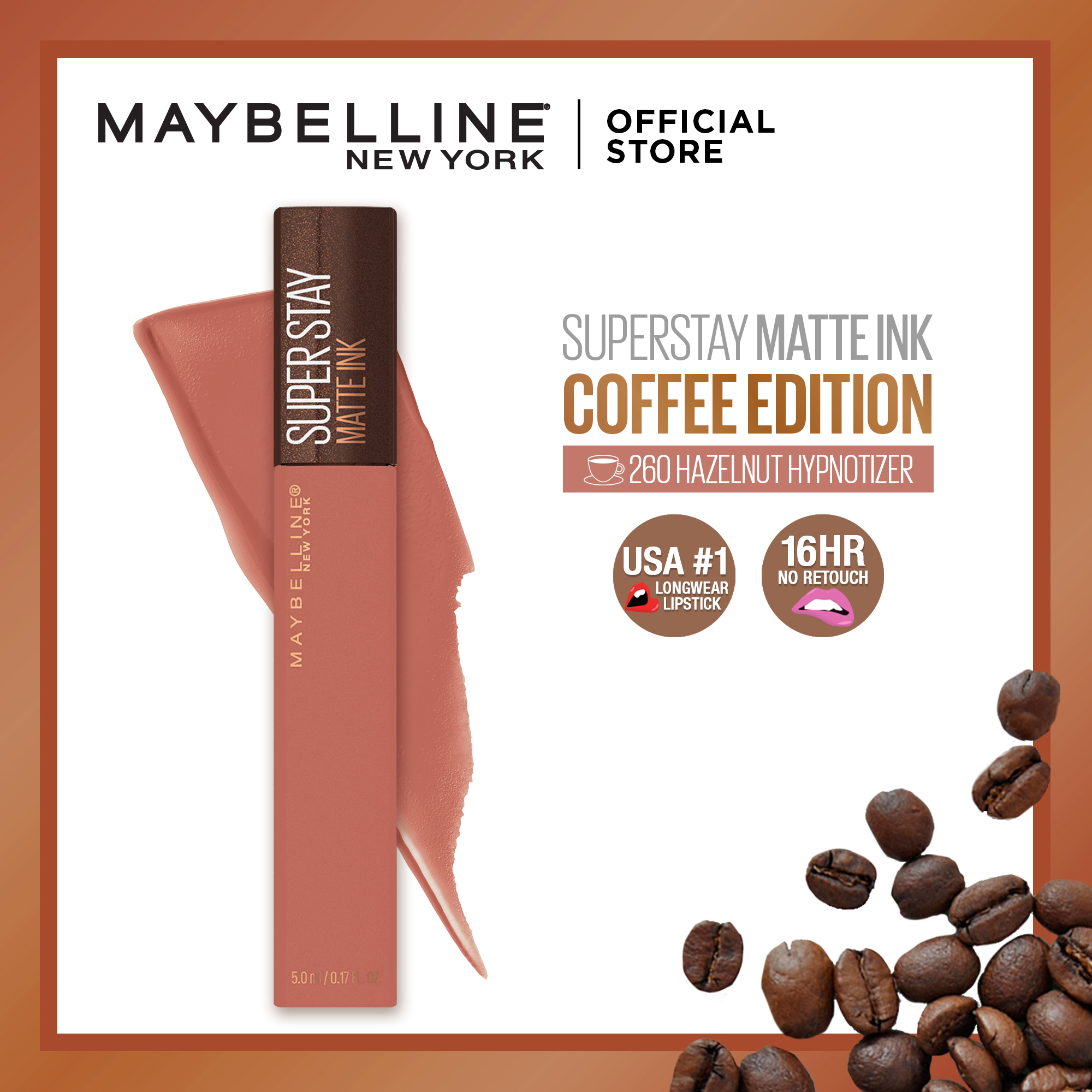 maybelline coffee edition set