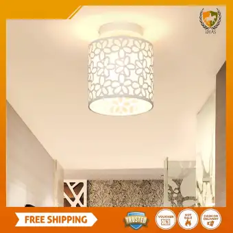 Ceiling Lamp Lights American Simple Wrought Ceiling Light Lamp Corridor Lamp Kitchen Bathroom Lighting Restaurant Lamp Round Square Balcony Lamp Leaf