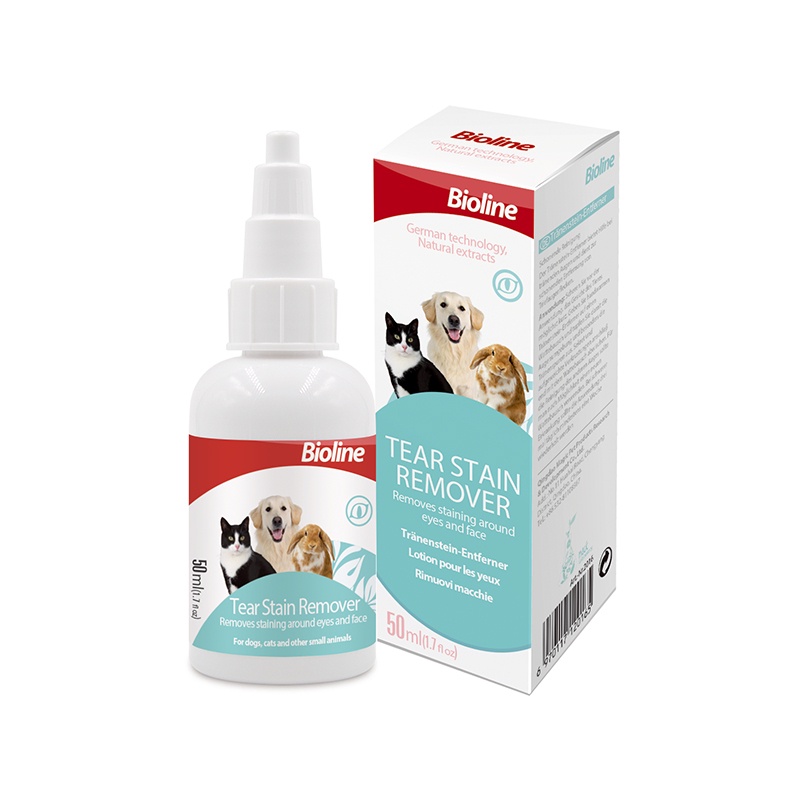 【Bioline】 50ML Tear Stain/Eye Care /Ear Care/Ear Mites for Dogs and ...