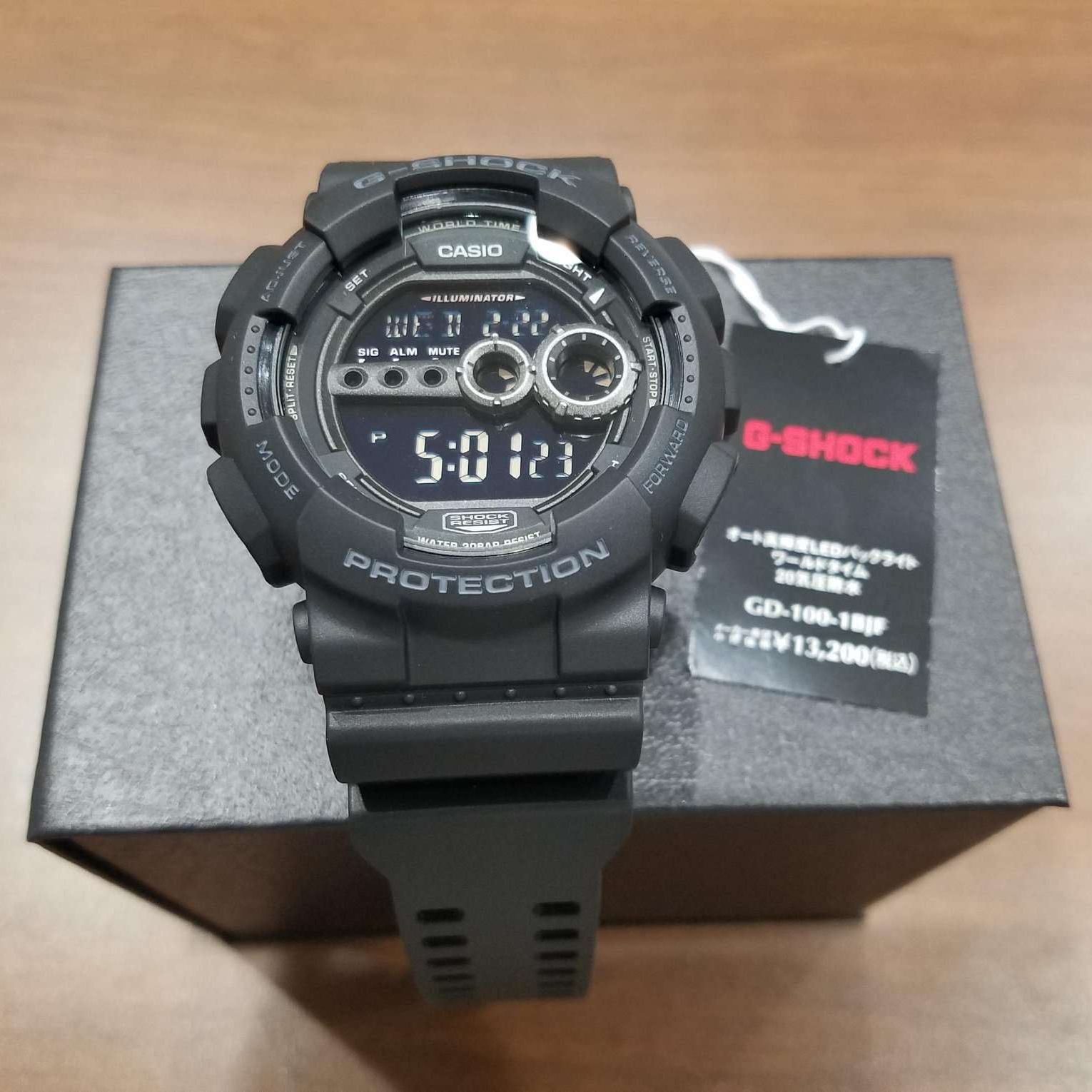 CASIO G-SHOCK GD-100-1BJF GD-100 SERIES Quartz Digital Sporty