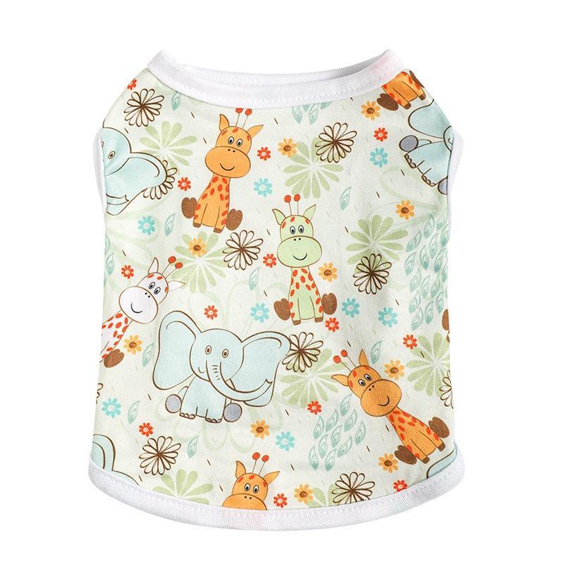 Dog Clothes Puppy Clothes Dog Vest Summer Breathable Pet Cat Vest Shih Tzu Dog Clothes