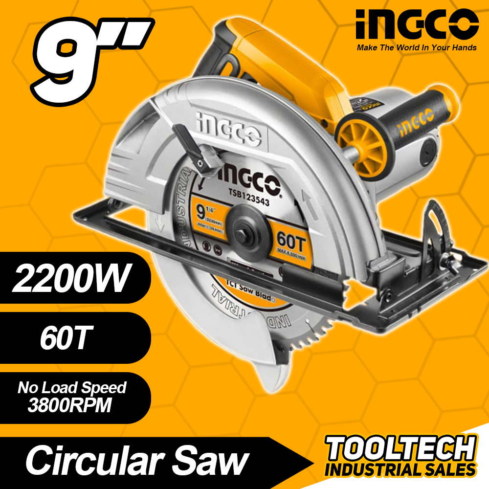 INGCO CS23582 Circular Saw (9") 2200W *LDY TOOLTECH* Lazada PH