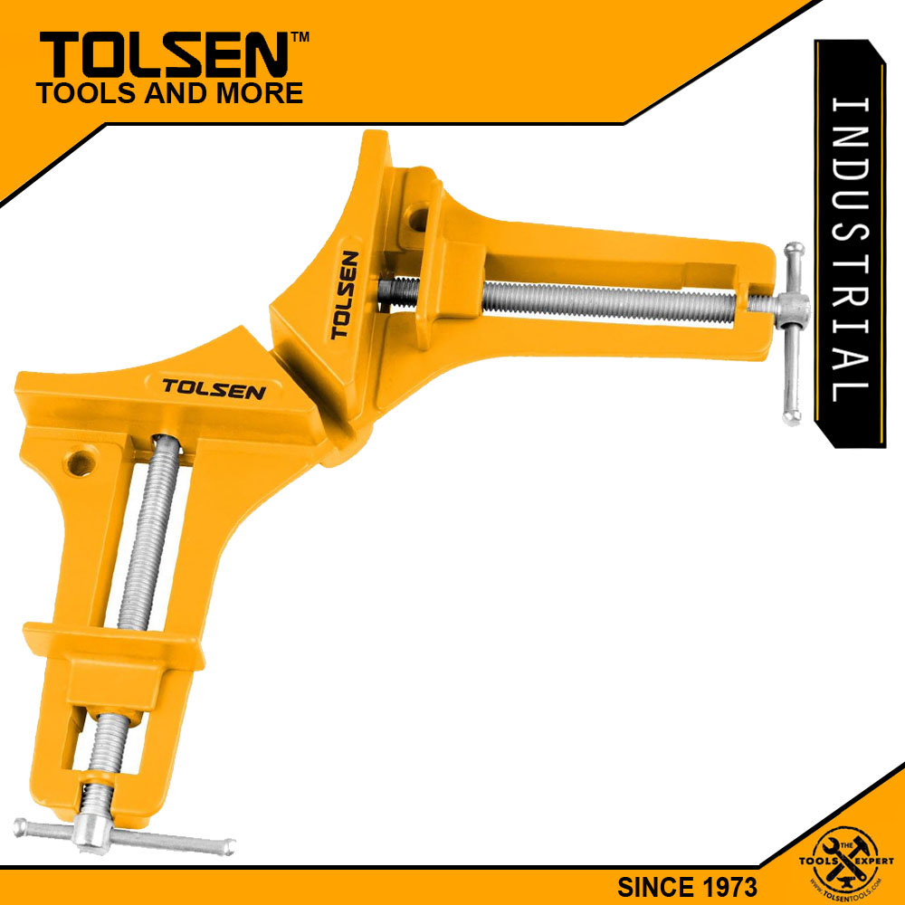 Tolsen Industrial Heavy Duty Corner Clamp (3", 75mm) 10218 Aluminum