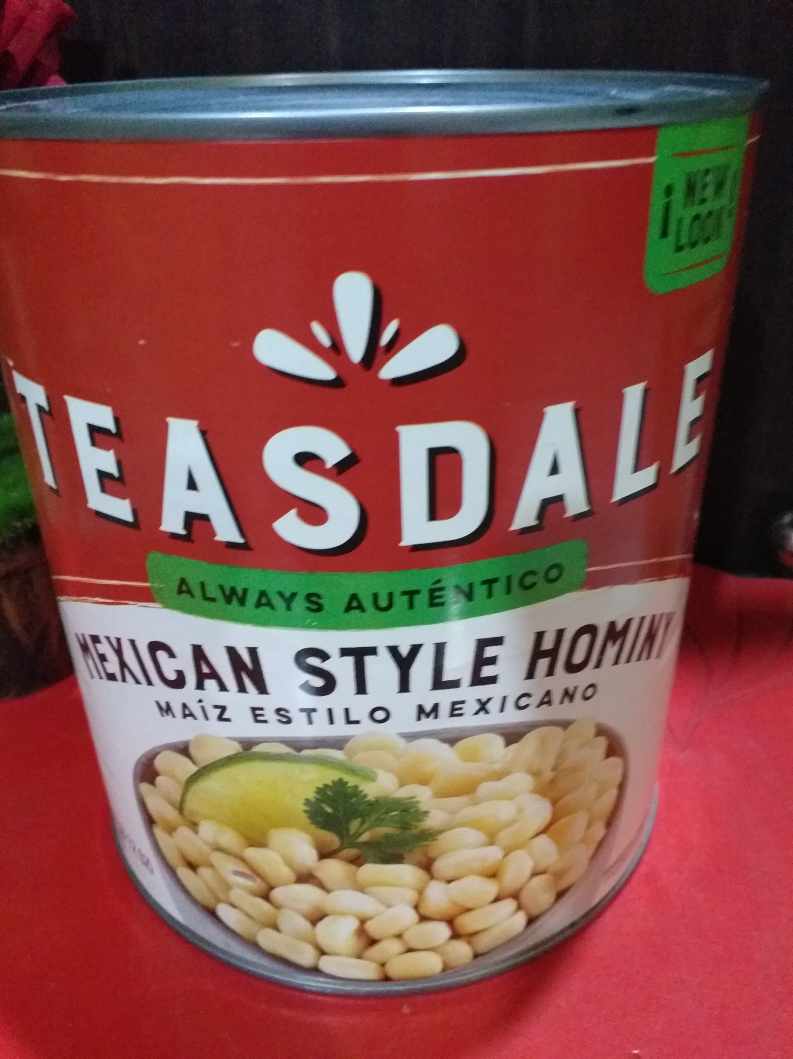 TEASDALE mexican style hominy( 6lb 108 oz)3.06kgU.S.A Lazada PH