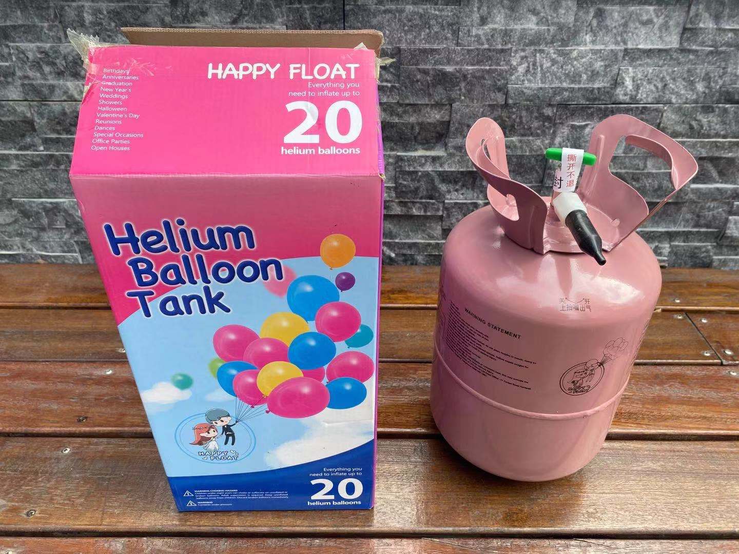 Helium Gas 13L/50 balloons (Disposable tank)