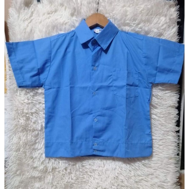 POLO JACKET SCHOOL UNIFORM TETORON SKY BLUE Lazada PH
