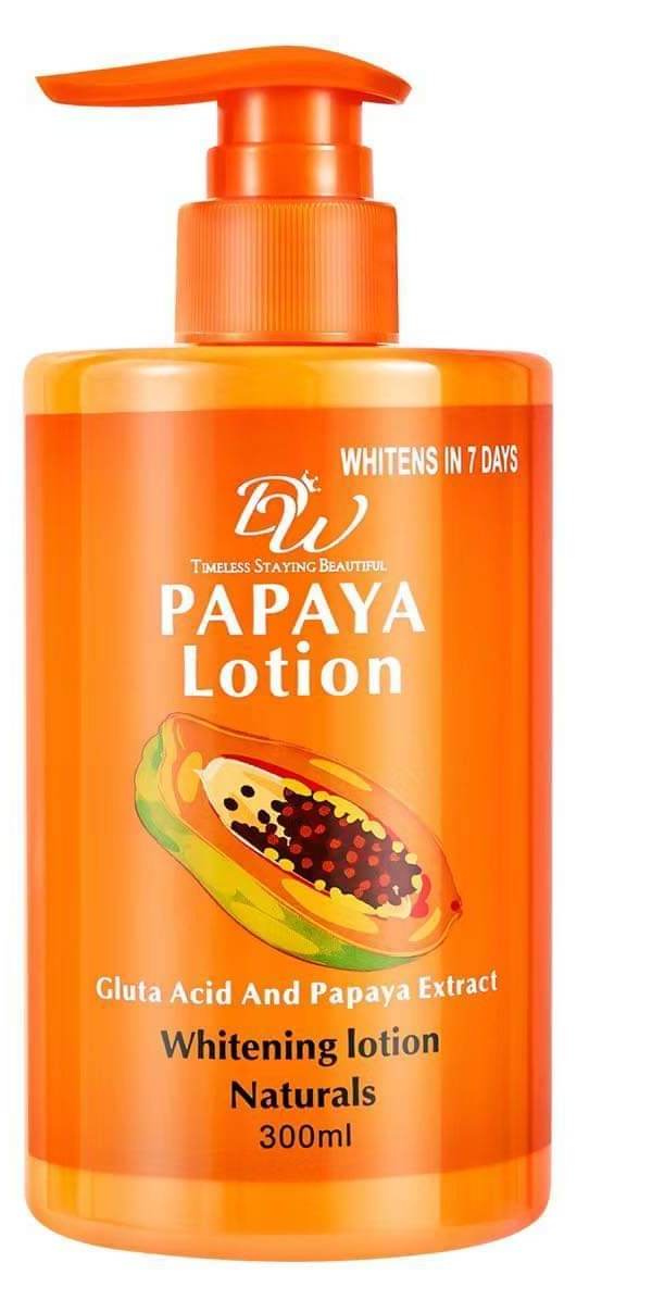 DW PAPAYA LOTION Gluta Acid and Papaya Extract Whitening Lotion