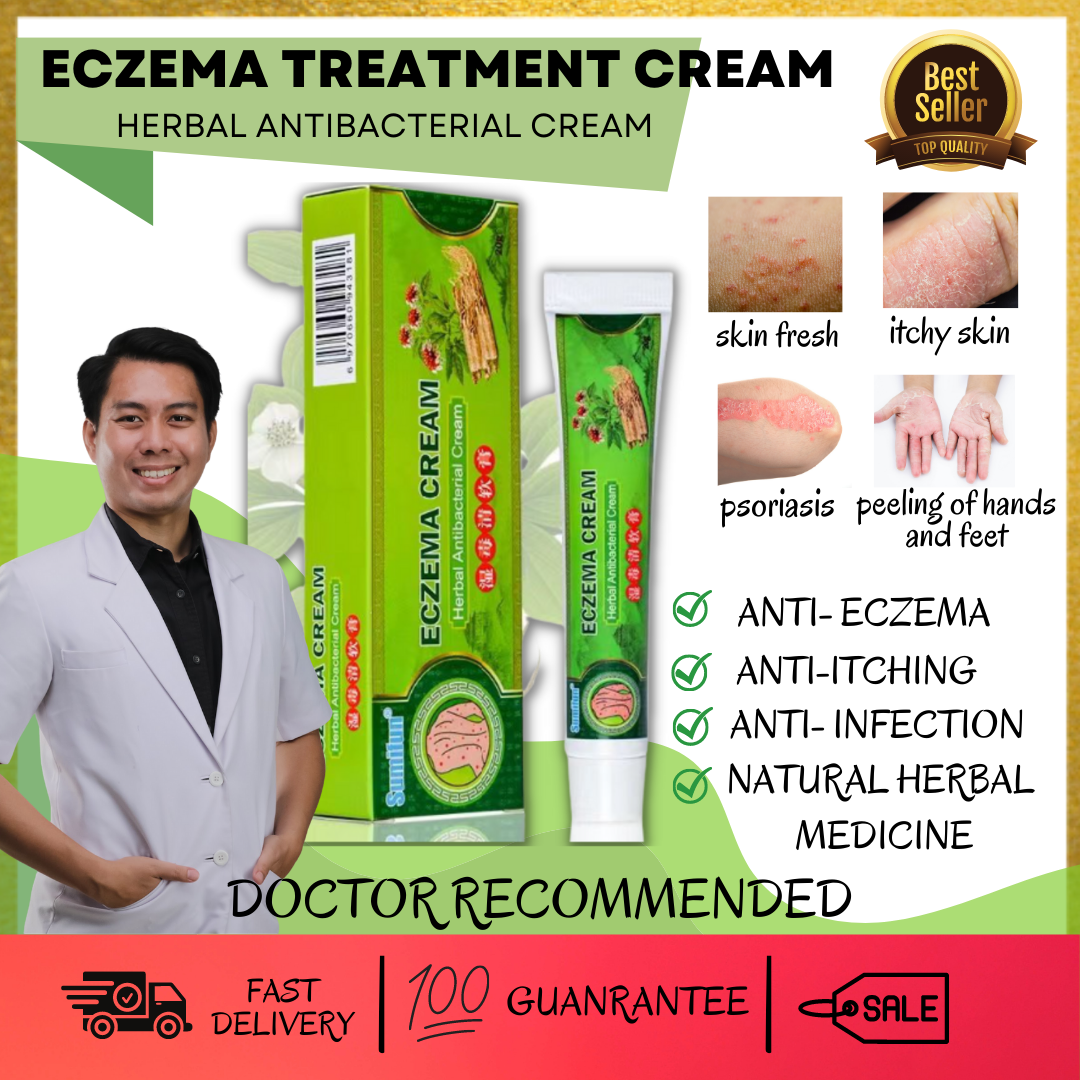 ORIGINAL & Effective Eczema Treatment herbal antibacterial cream 20g