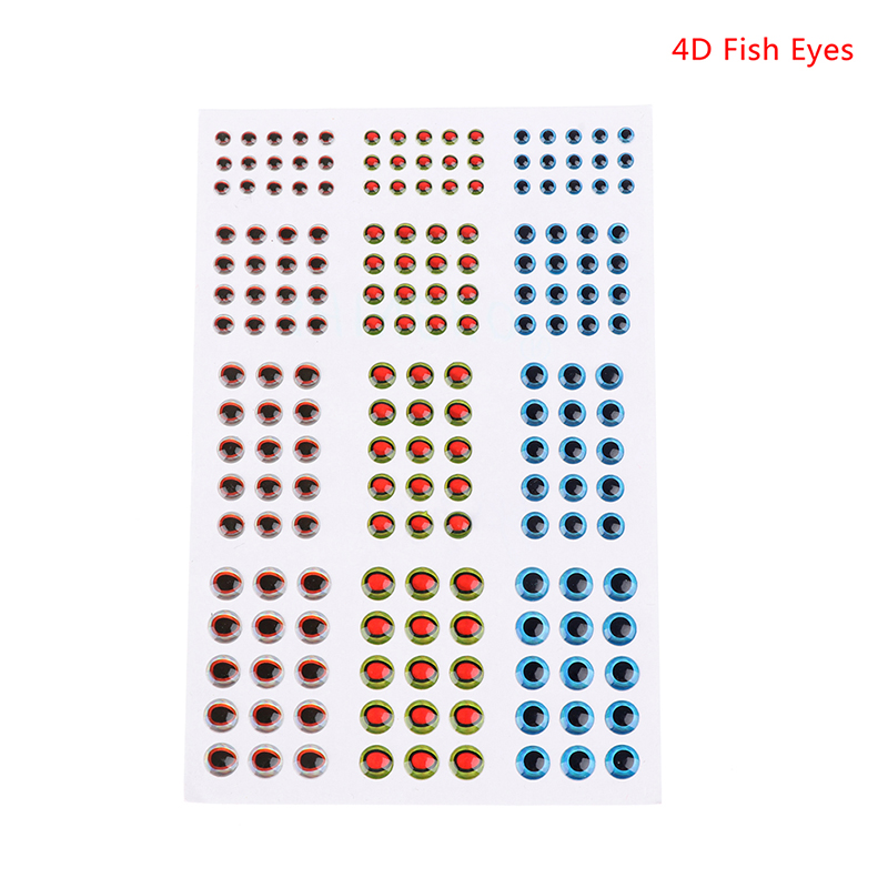  500pcs 3mm Silver 3D Holographic Fishing Lure Eyes 3D Lure Eye  3D Soft Eye 3D Holographic Lure Eye Fly Tying, Jigs, Crafts : Sports &  Outdoors