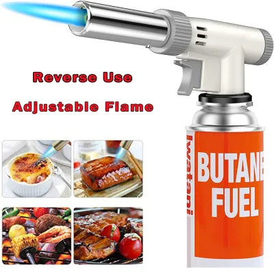 High performance and stability✱❧ Blowtorch Cooking Soldering Butane Gas Torch Flame Gun Blow Jet Burner Lighter Heating BBQ Tools