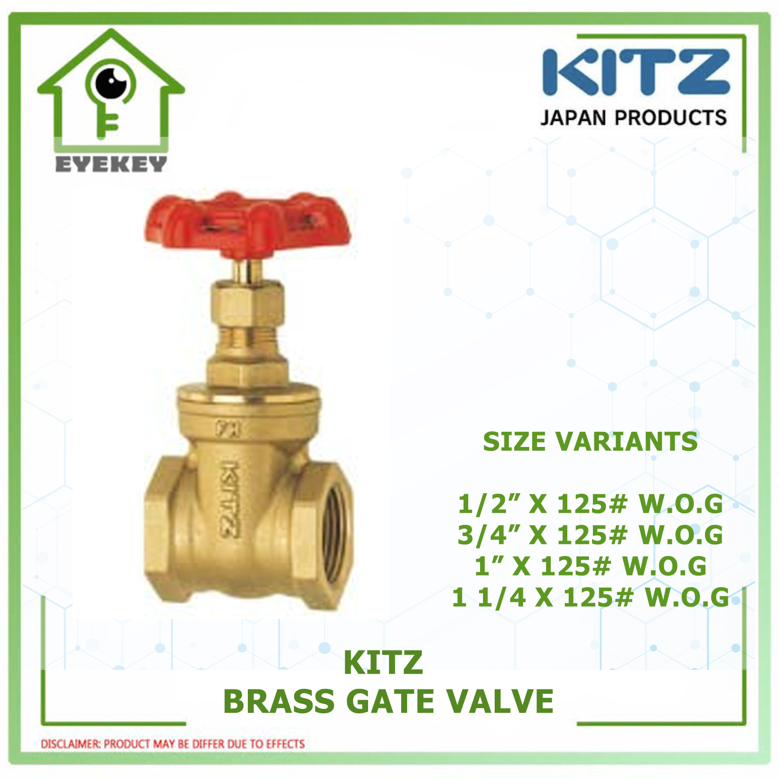 KITZ BRASS GATE VALVE Lazada PH