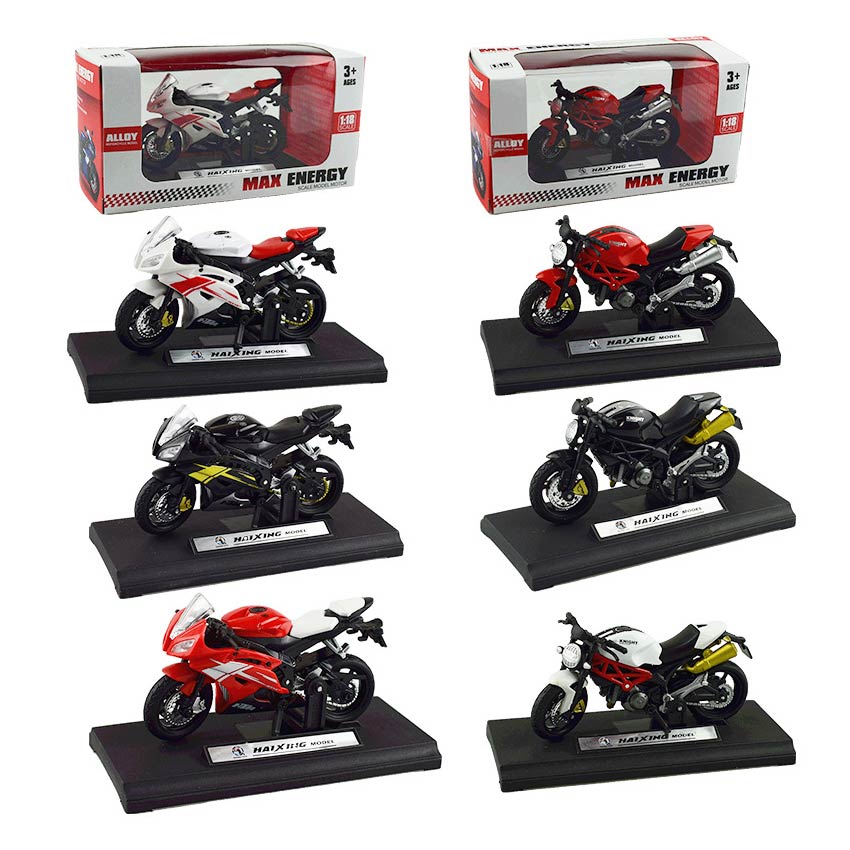 New Hotwwheels Moto 1:18 Scale Motorcycle Racing Bike Diecast Alloy Toy  Models For Collection Gift - Railed/motor/cars/bicycles - AliExpress