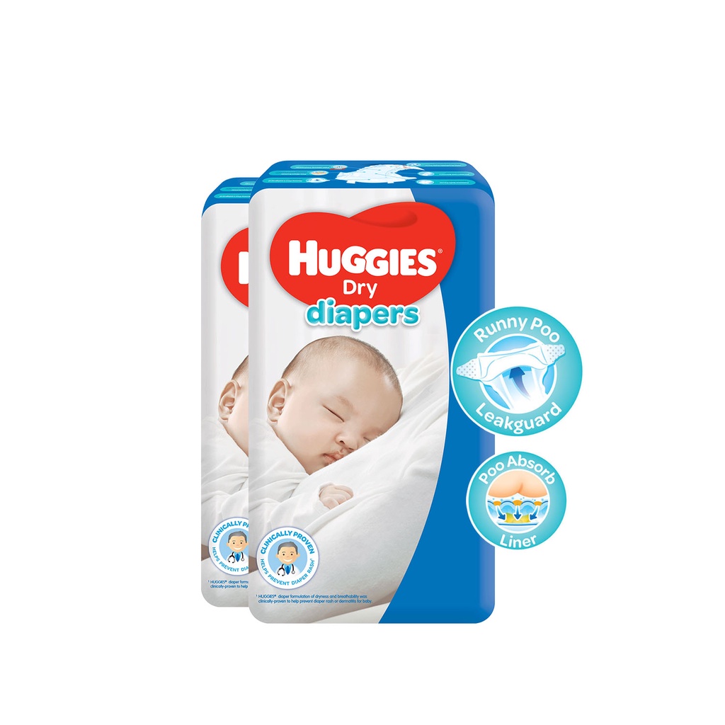 Huggies dry diapers newborn hot sale price