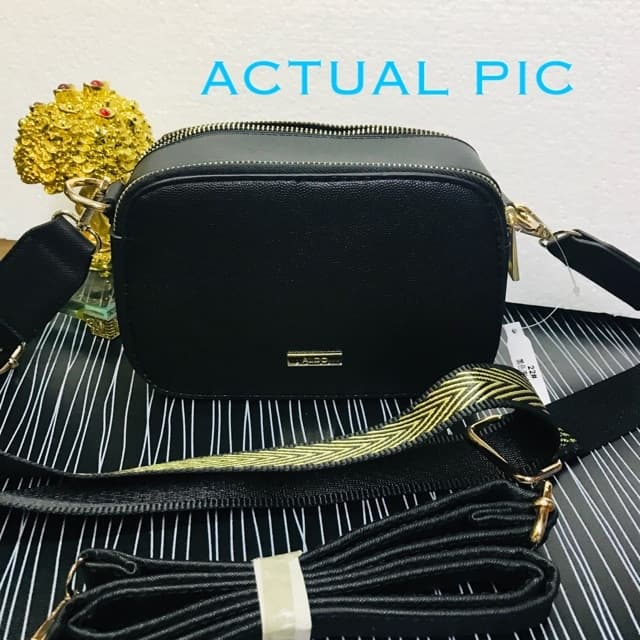 double zip sling bag