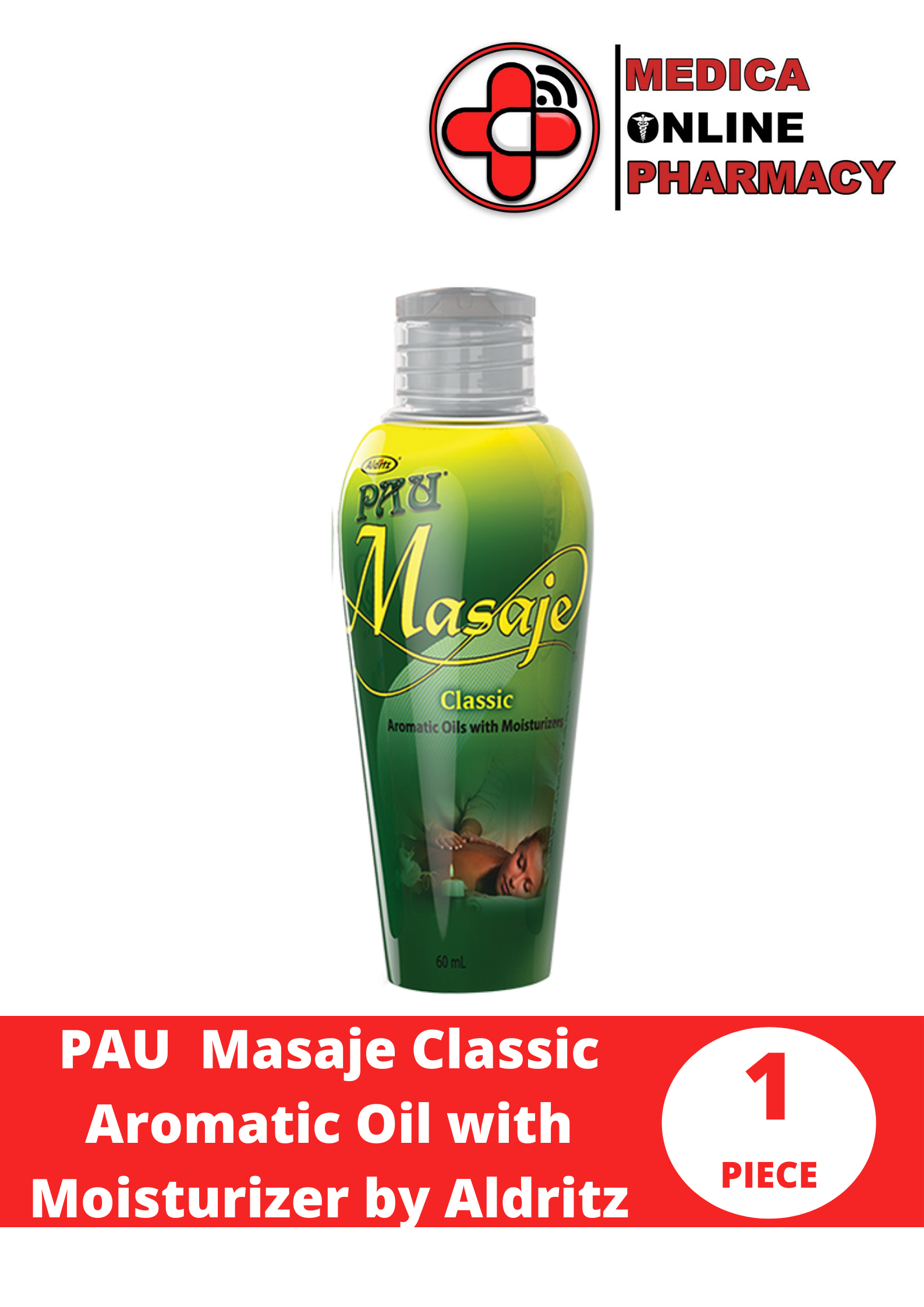PAU Masaje Classic Aromatic Oil with Moisturizer by Aldritz | Lazada PH