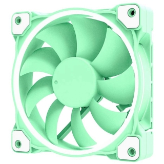 ID-COOLING ZF-12025 Pastel 120mm Case Fan White LED PWM Fan for PC Case CPU Cooler thumbnail