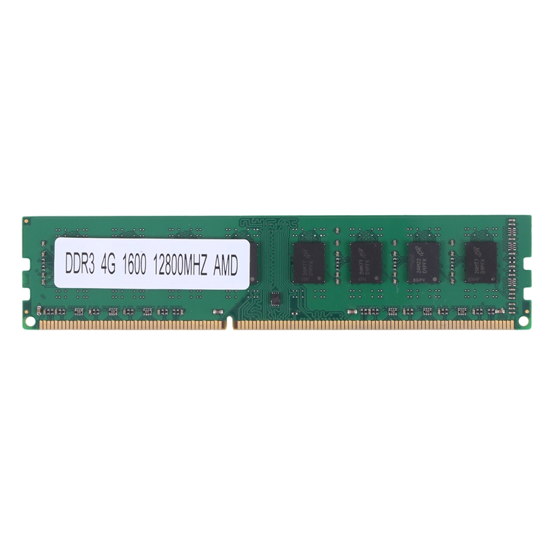 Ddr3 4gb memory ram pc3-12800 1.5v 1600mhz 240 pin desktop memory dimm unbuffered and non-ecc for desktop amd motherboard