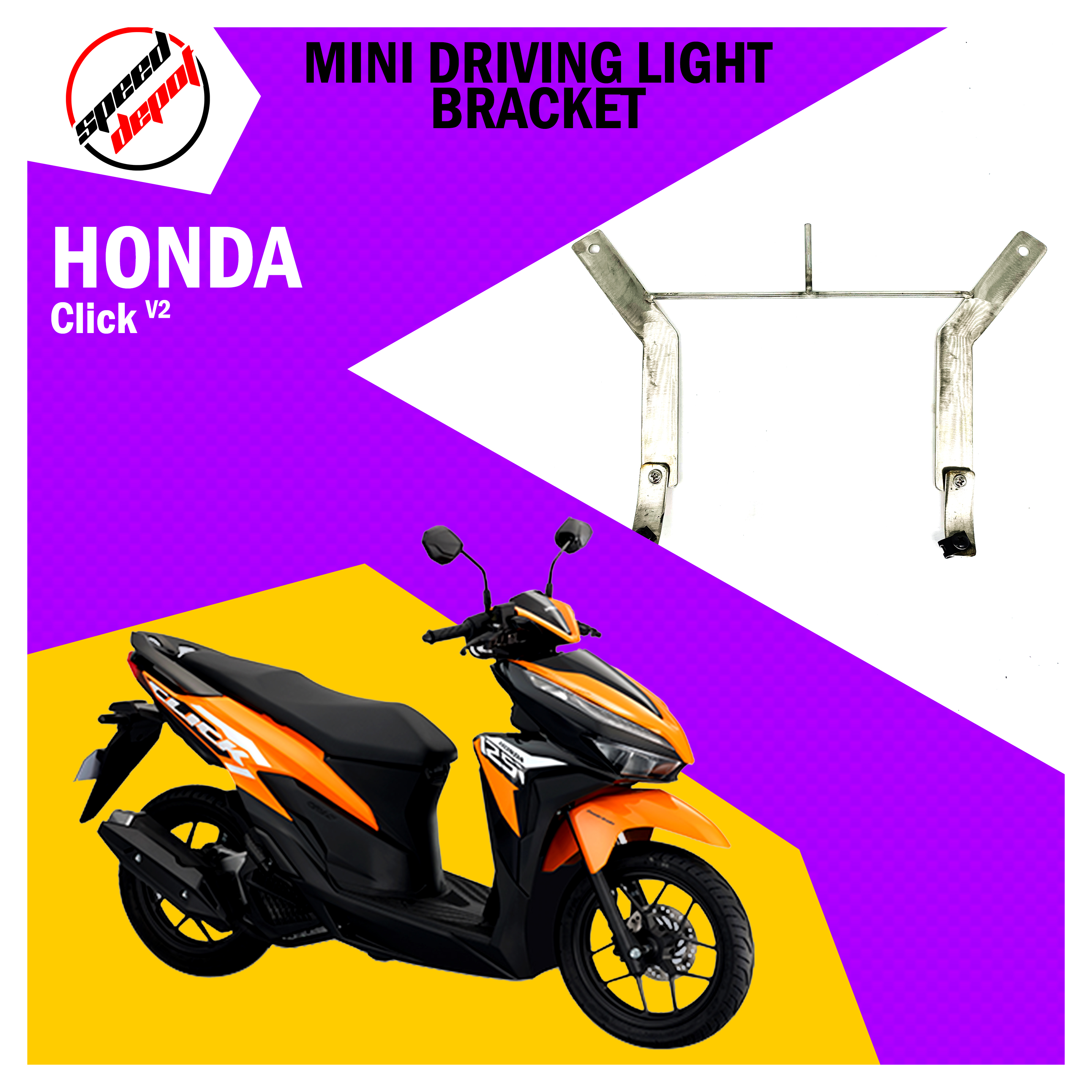 Honda Click Stainless Bracket Shop Honda Click Stainless Bracket With Great Discounts And Prices Online Lazada Philippines