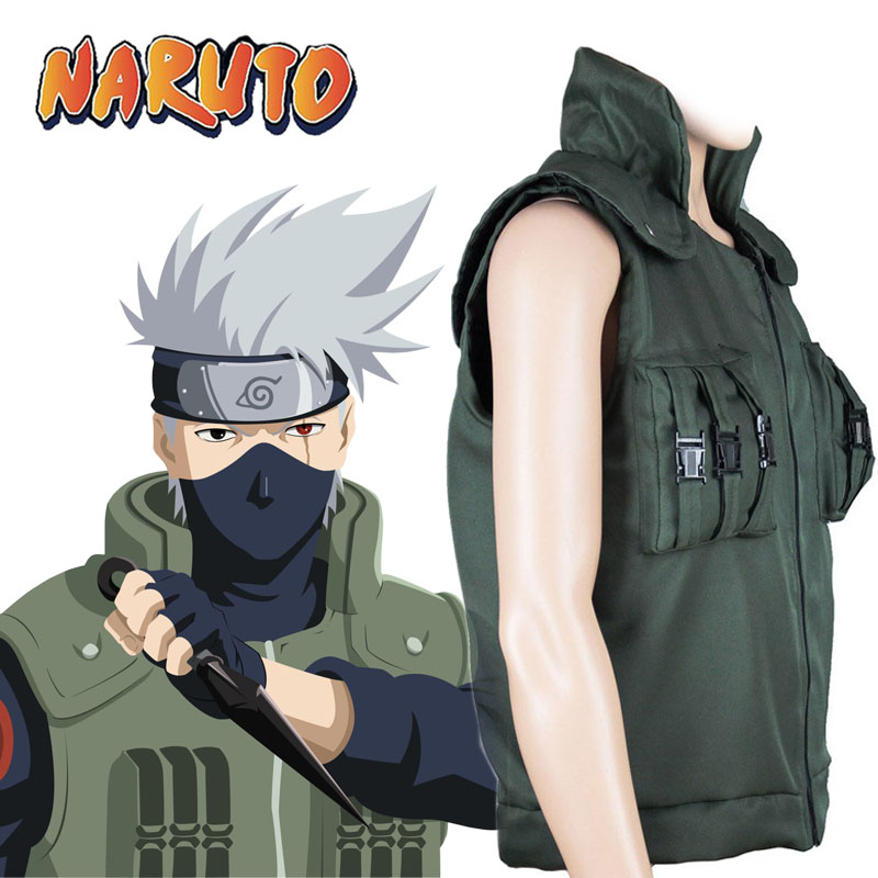 Naruto Kakashi Hatake Vest Cosplay Flak Jacket Costume