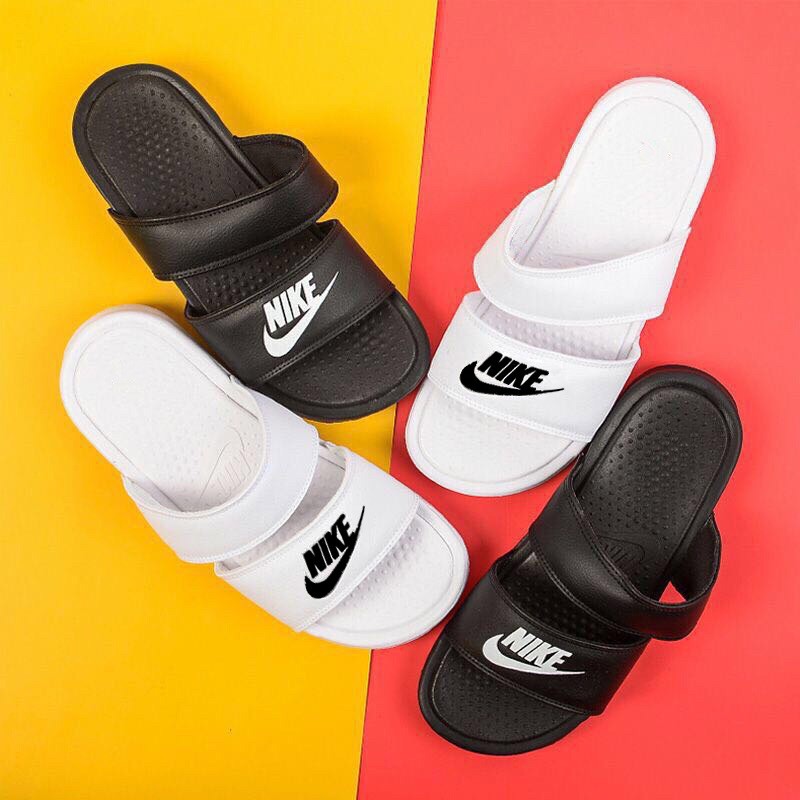 nike double slides