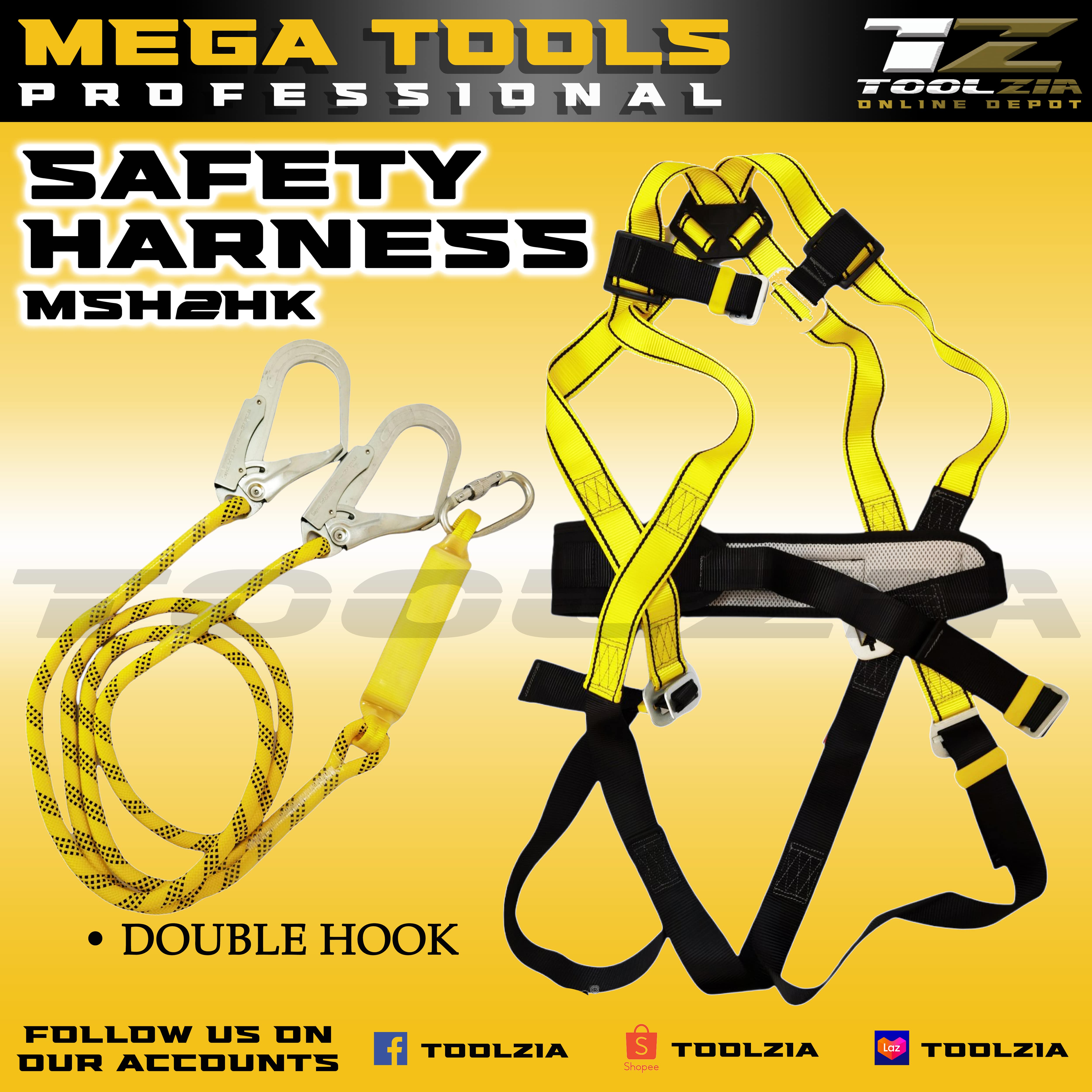 MEGA Safety Harness (MSH2HK) DOUBLE HOOK Lazada PH