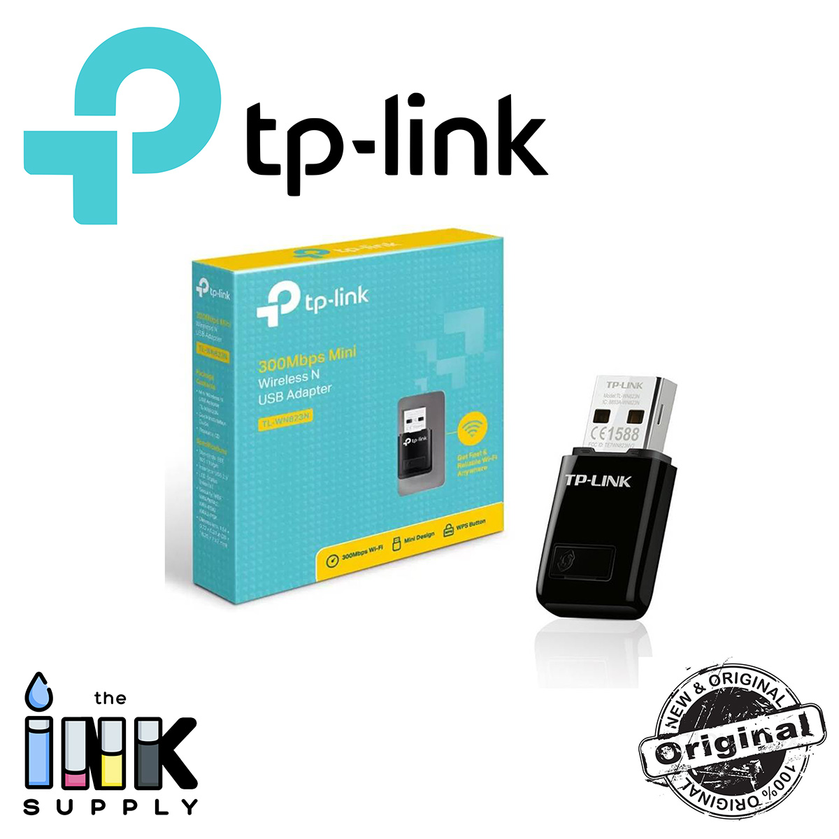 Clé WiFi TP-Link TL-WN823N (300N) - TL-WN823N