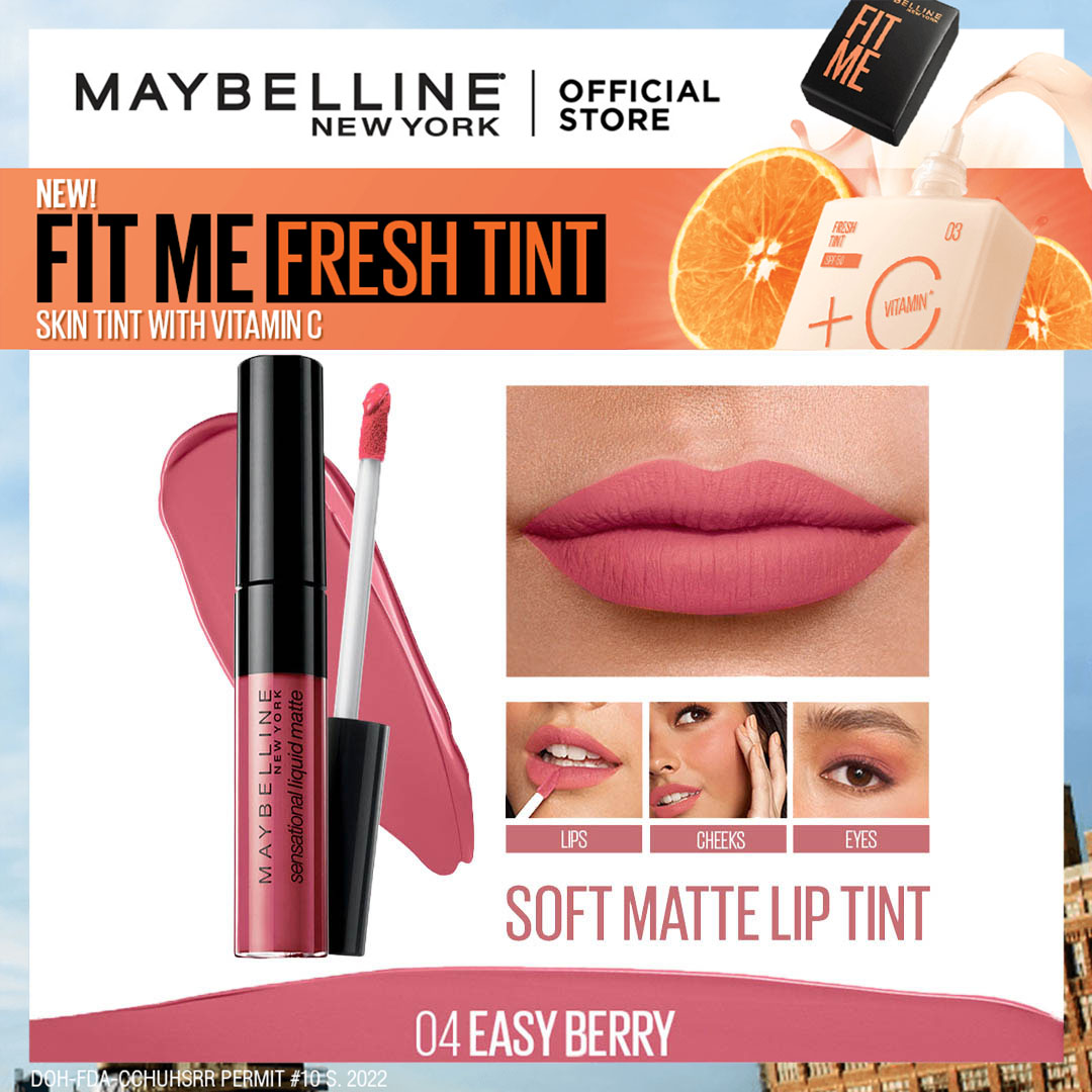 liquid matte lip tint maybelline