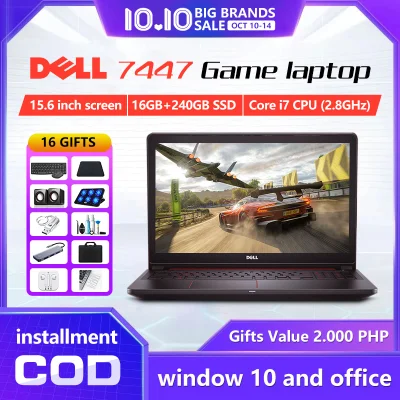 【COD/16 free gifts】laptop I 7447 I 15.6in I 1080P I Built in digital small disk + built-in HD camera I Fourth generation processor I core i5 I 8GB memory I 240GB SSD I NVIDIA GTX 850-4G CAD I Online games + online education+work