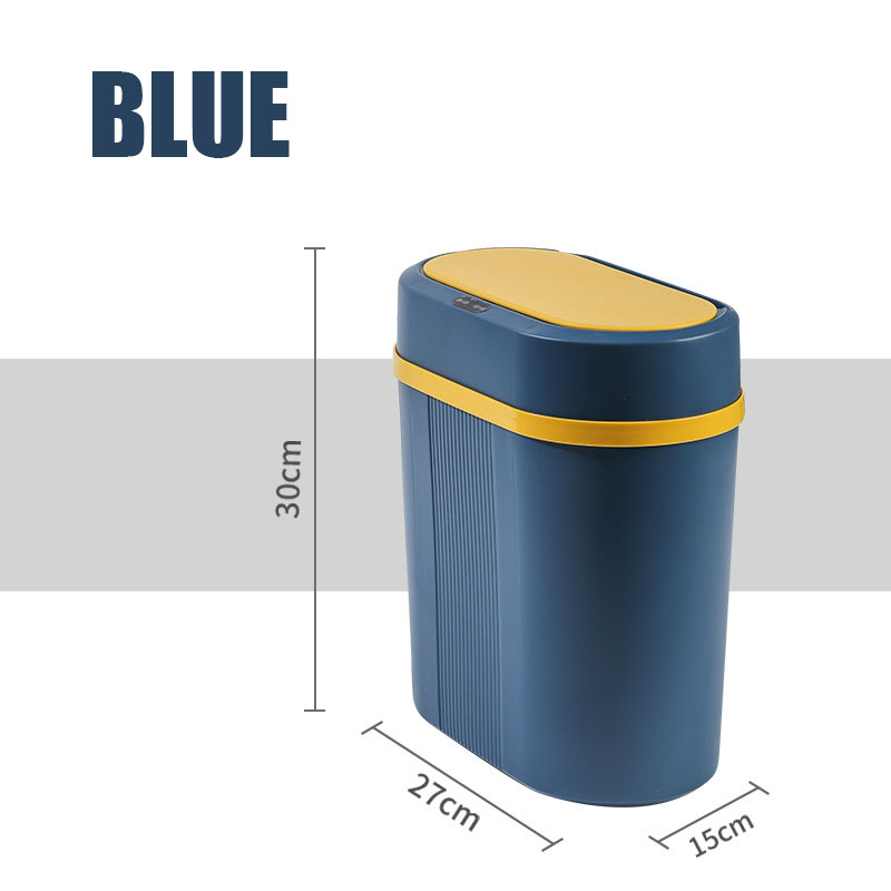 【COD 24H Ship】Smart Trash Can Wireless Sensor Automatic Trash Bin ...