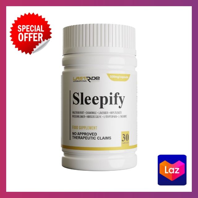 Safe Anti Sleep Apnea Anti Sleep Paralysis Supplement Sleepify For Natural Stress Anxiety Insomnia Relief Relaxation Enhancer And Mood Support W Chamomile L Theanine Lavender 30 Capsules Sleep